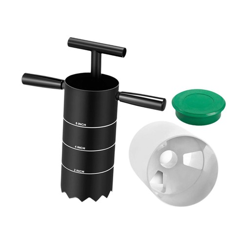 Portable golf hole cutters - hole,