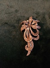 Vintage Marcasite silver tone