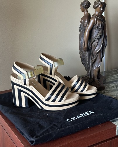 Chanel vintage sandals - chanel,
