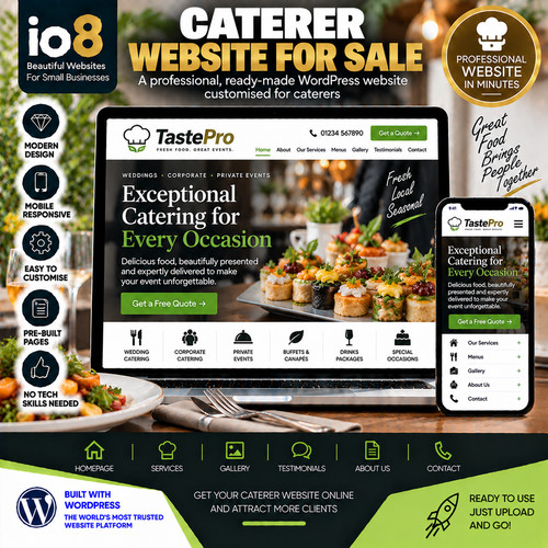 Caterer website wordpress - caterer,