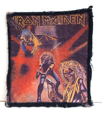 VINTAGE IRON MAIDEN KILLERS ICARUS ETC PATCH METAL ROCK 9cm x 8cm