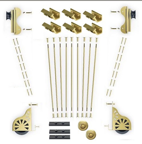 Quiet glide brass rolling - quiet,