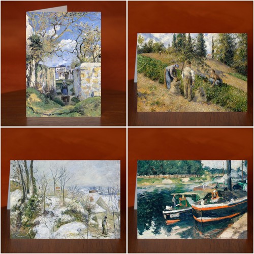 Pontoise art print greeting - art,