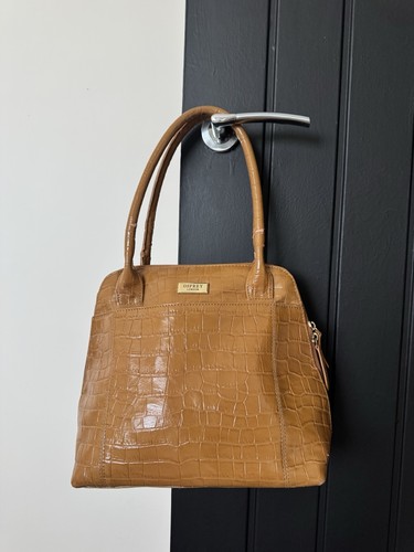 Osprey tan croc bag