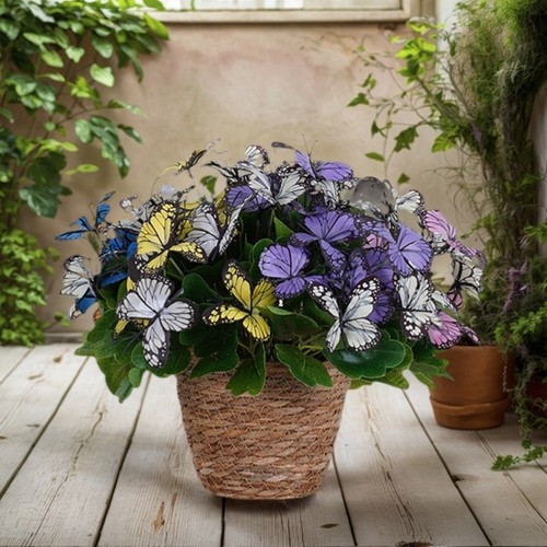 Colorful artificial butterfly - artificial,