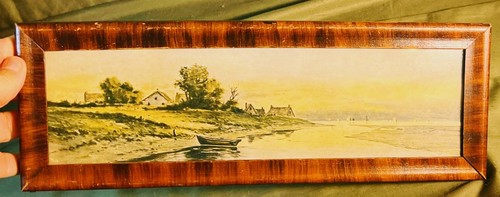 Antique old austen framed - jj,