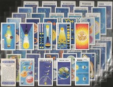 BROOKE BOND (TEA)-FULL SET- OUT INTO SPACE 1958 (ISS. WITH 50 CARDS) ALL SCANNED