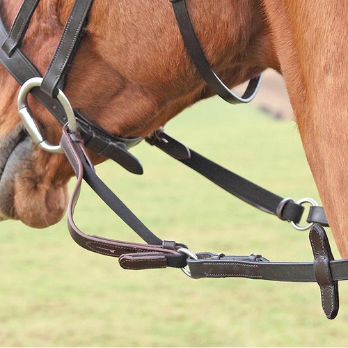Shires flexi rein havana - shires,