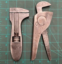 Two Vintage  Adjustable Wrenches, 1 is King Dick Style Unbranded + German TWE