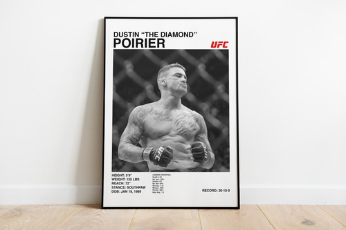 Dustin poirier ufc poster - dustin,
