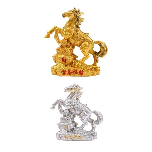 Horse resin statue money - statue,