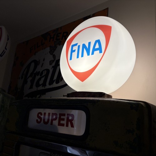 Fina large gas petrol - fina,