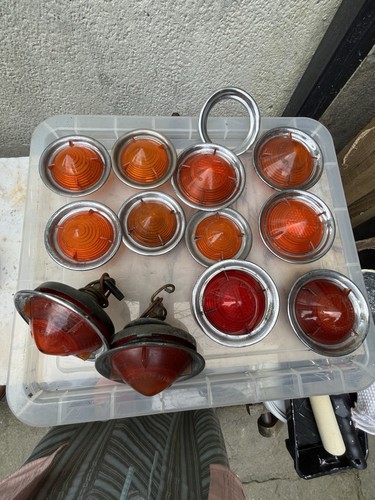 Lucas l594 amber glass rear - l594,