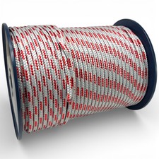 Grey Red Quality Double Braid