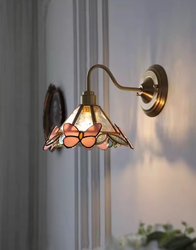 Stained glass lights wall - stained,