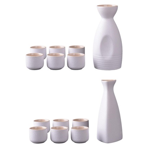 Ceramic sake set cups - sake,