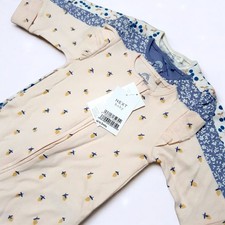 Next Baby Girls Zip Sleepsuits