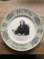 John Wesley Hartley Victoria Methodist College Plate
