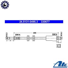 BRAKE HOSE 24.5131-0495.3 FOR