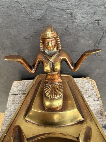 Vintage solid brass egyptian - solid,