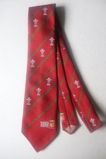 Welsh Rugby Union Tie 1999 World Junior Championships Wales Herbert Textiles