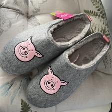 M&S PERCY PIG  SLIP ON MULE