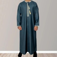 Dubai Men Long Robe Embroidery