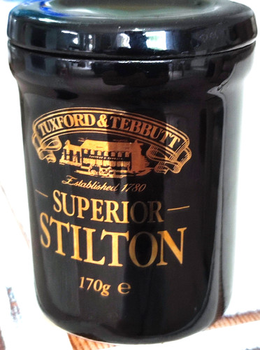 Stilton cheese jar with lid - jar,