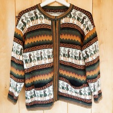 Alpaca Zip Up Cardigan Jumper