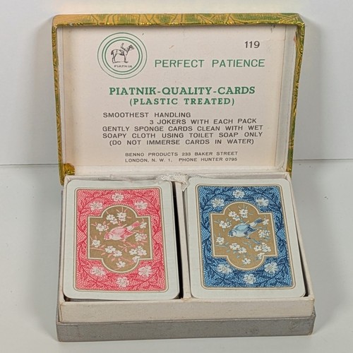 Vintage piatnik playing cards - vintage,