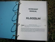 HONDA XL600LM,LM-F,PDO4 PARIS DAKAR 1985 FACTORY WORKSHOP MANUAL