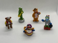 5 x Muppets PVC Figures Kermit Animal Gonzo Fozzy Rizzo 1999 Weetos Henson