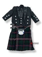 Baby Prince Charlie Jacket kilt outfit kids kilt set with Baby Sporran