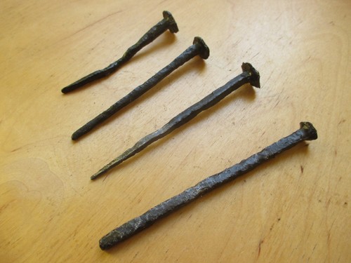 Forged medieval nails kievan - forged,