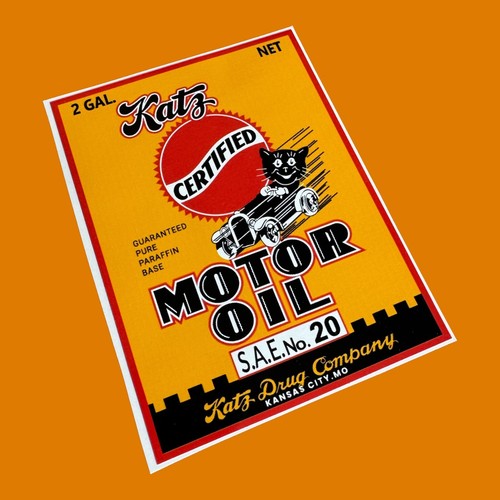 Katz motor oil vintage - oil,