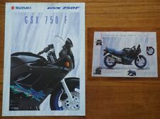 RARE 1993 SUZUKI GSX 750 F GSX750F FRENCH TEXT MOTOR BIKE BROCHURE PROSPECTUS