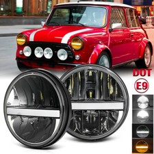 2× 7"Inch Round LED