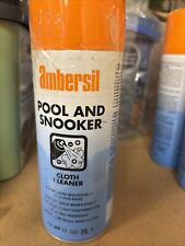 AMBERSIL POOL AND SNOOKER TABLE CLOTH CLEANER, Cracked Lid