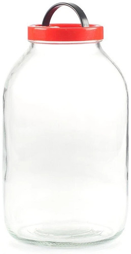 Large glass storage jar - 8l,