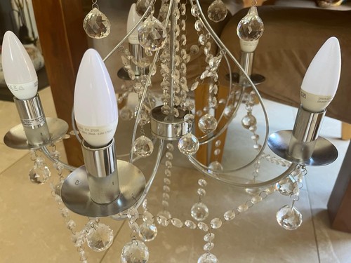 Pair light chrome - of, 5-light