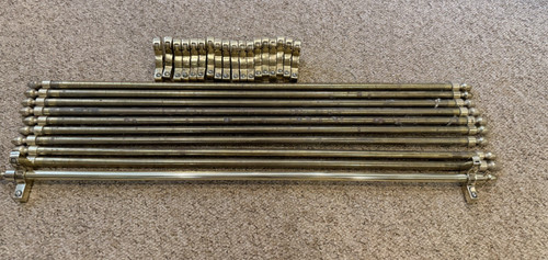 Solid brass stair - , and
