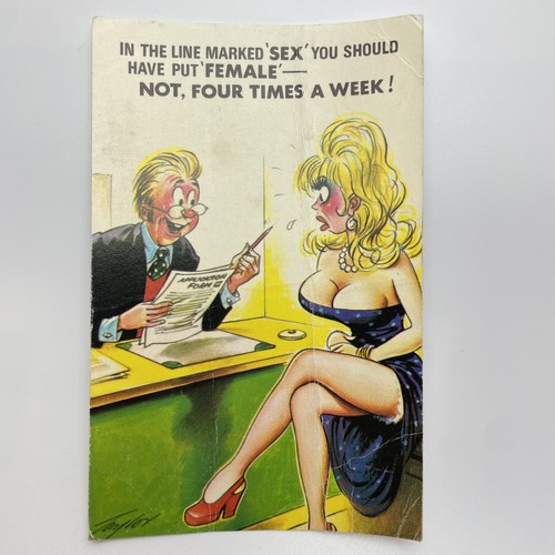 Vintage bamforth comic - vintage,