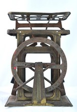 Antique Letter Scale or Balance, Pressed Steel, Double-Pendulum Type