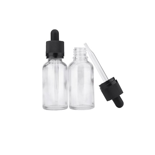 White glass dropper - glass,