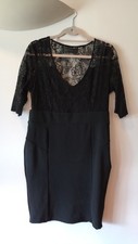 Kim Kardashian Black Lace Dress Size 16