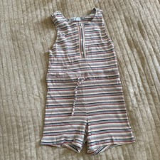 Zara Girls Jumpsuit Striped