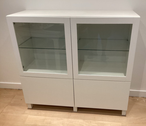 Ikea besta white display - ikea,