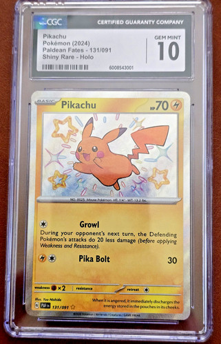 Cgc pikachu 131 - cgc,