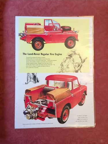 1950 land rover series1 fire - 1950?,