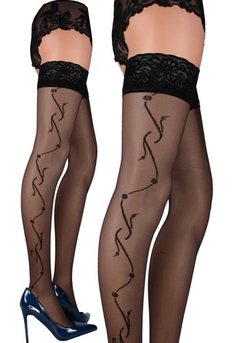 Patterned hold ups - s,